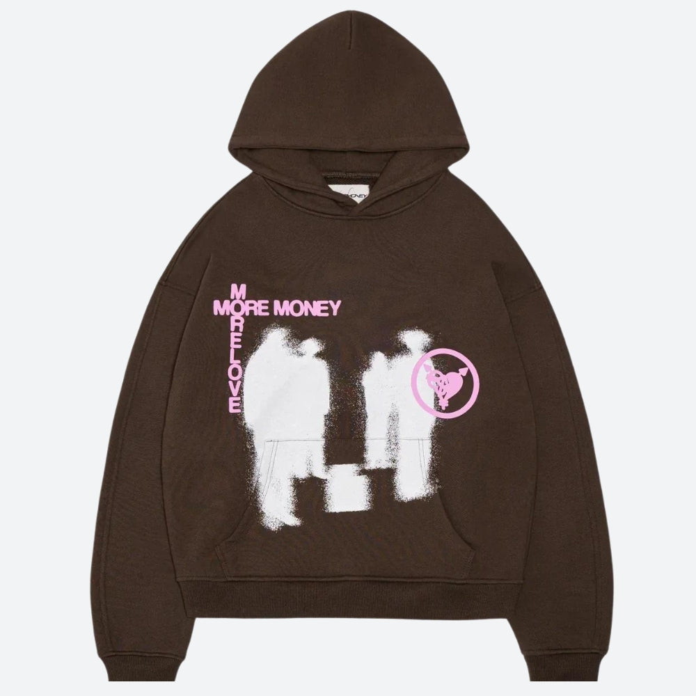 More Money More Love Kapüşonlu Sweatshirt