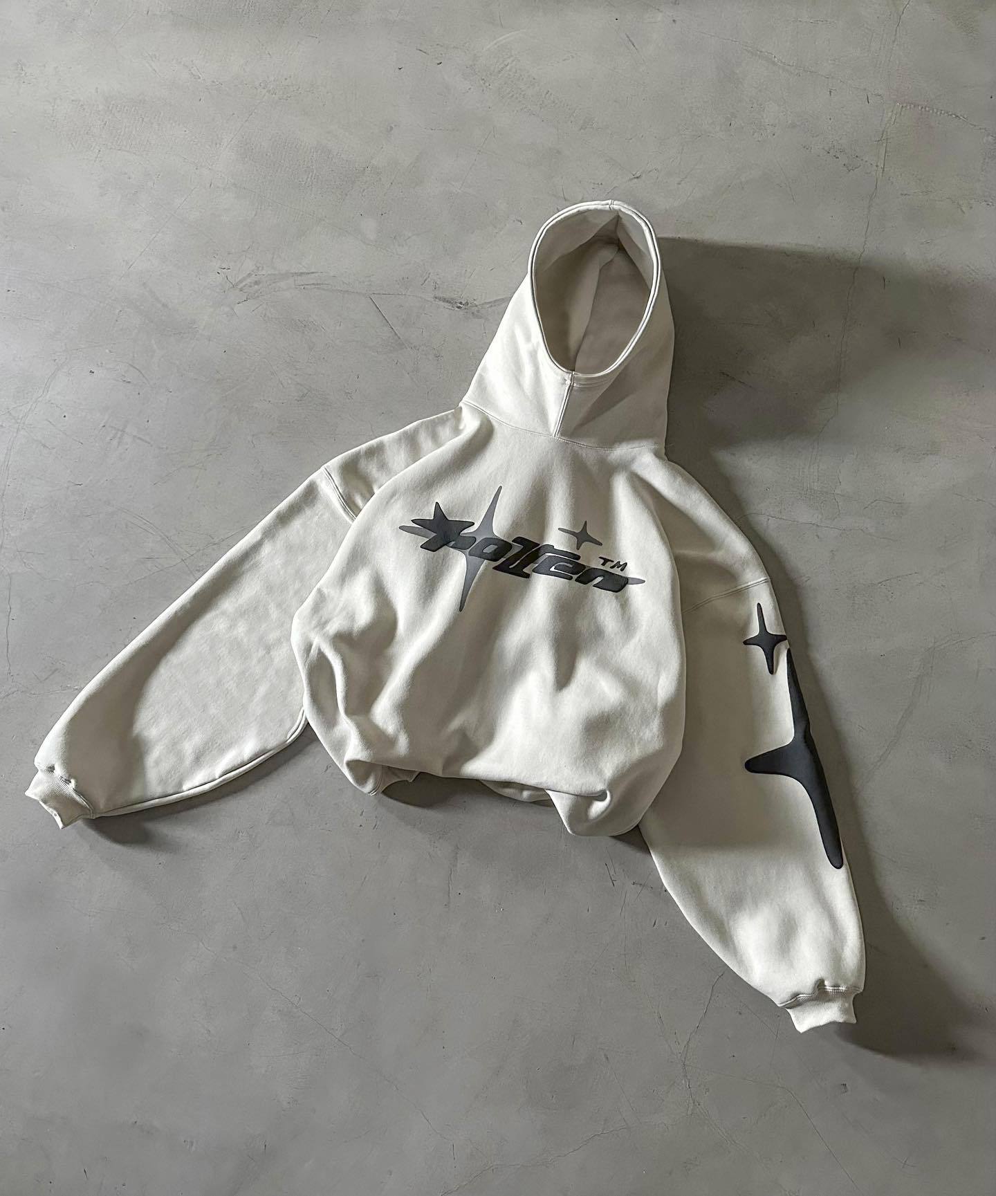 Y2K Galactic Flux Kapüşonlu Sweatshirt