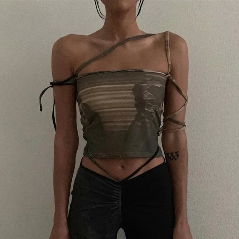 Yeşil Peri Grunge Bandaj Kırpma