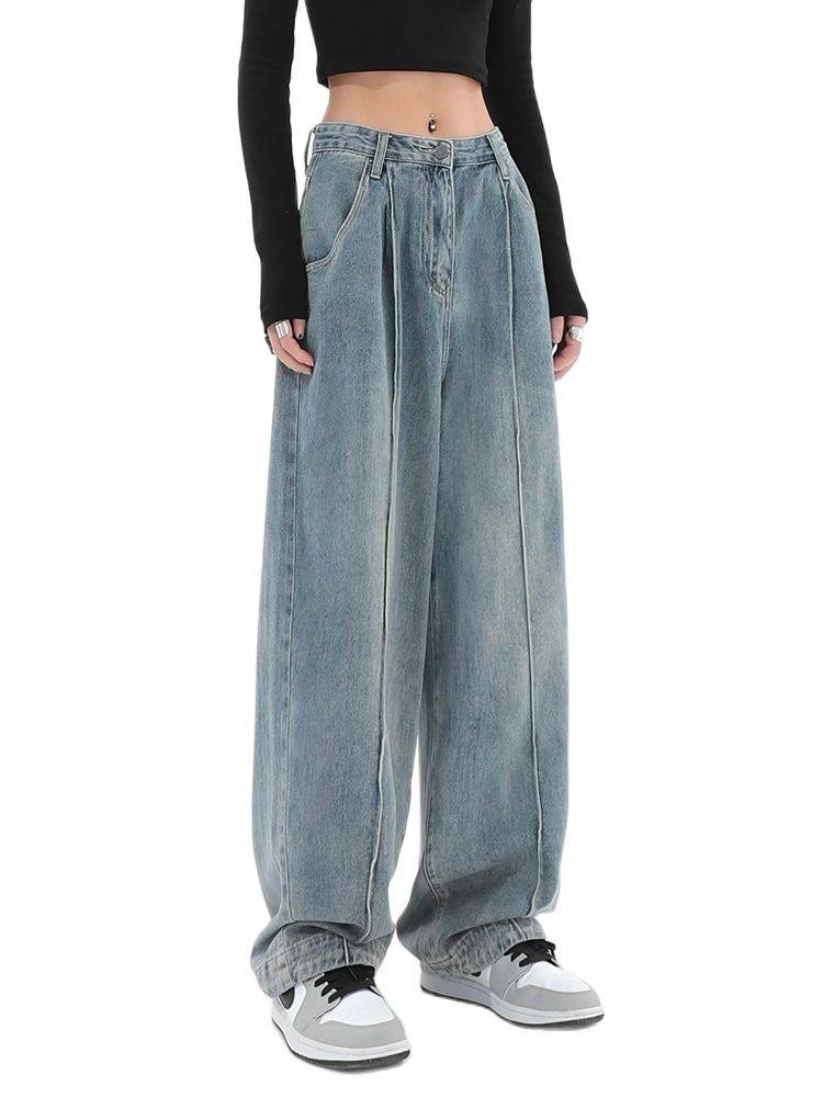 Geniş Paça Şalvar Denim Pantolon
