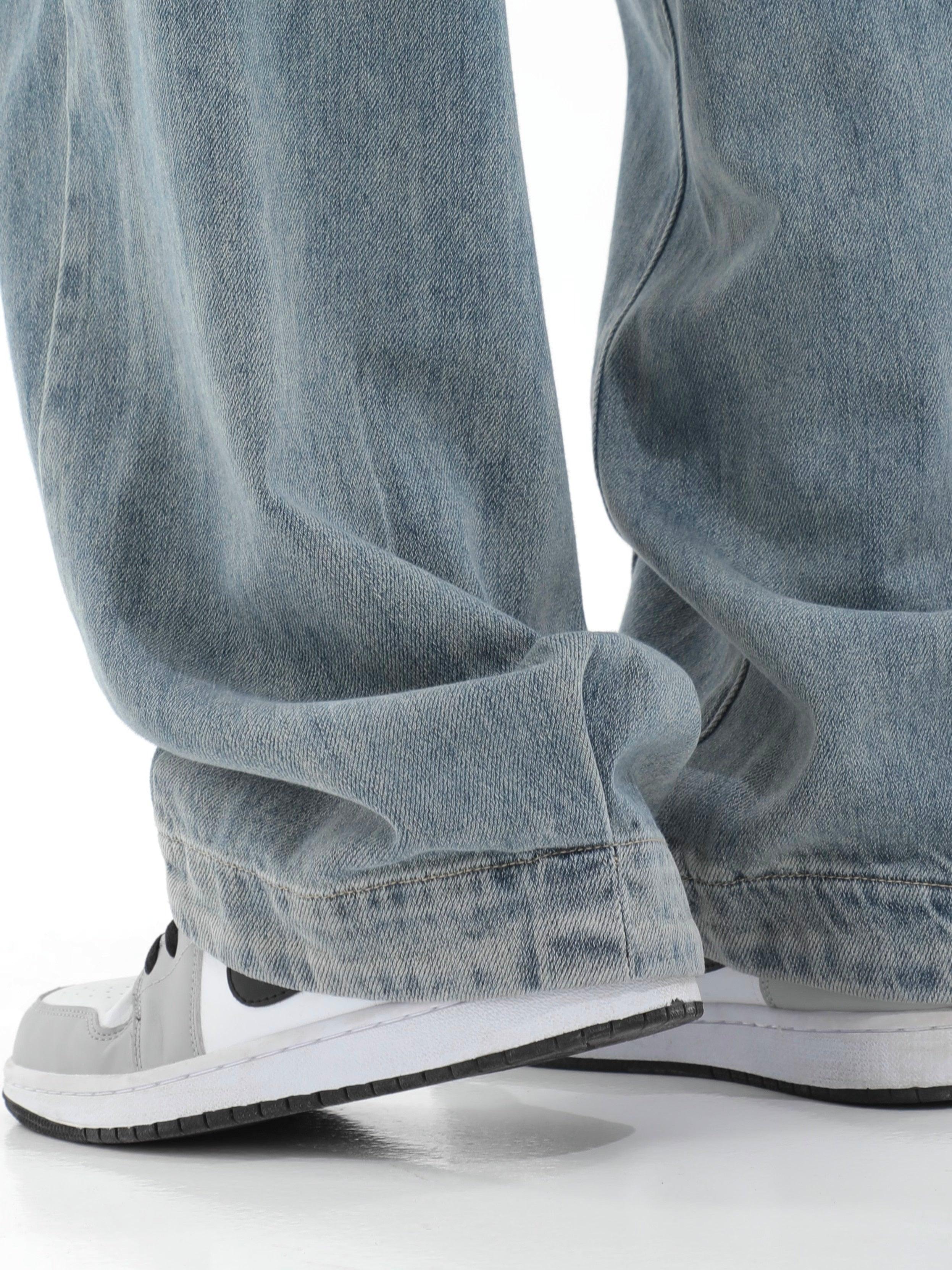 Geniş Paça Şalvar Denim Pantolon