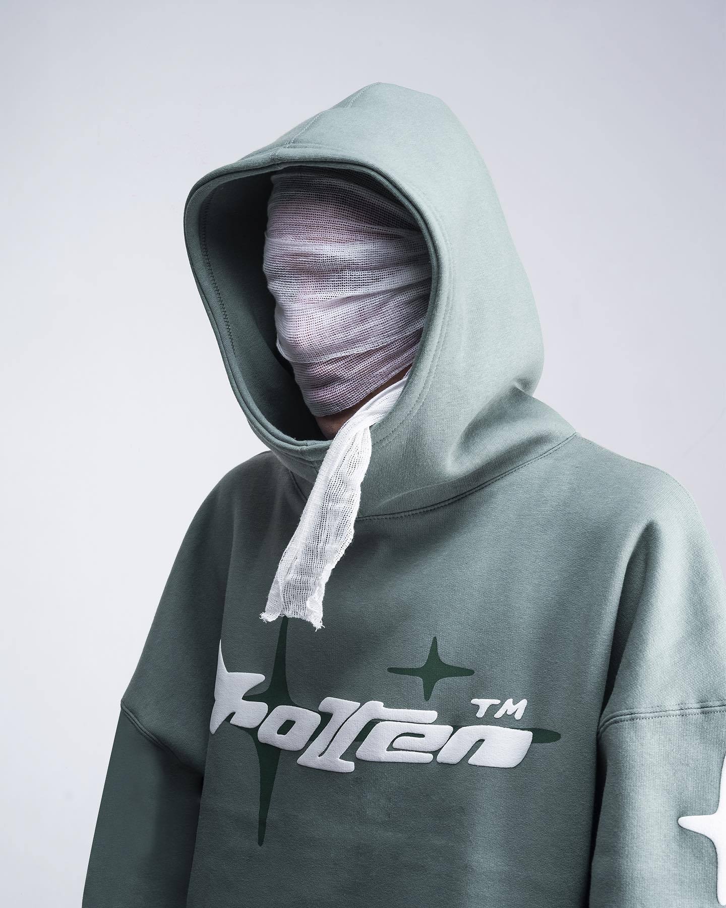 Y2K Galactic Flux Kapüşonlu Sweatshirt