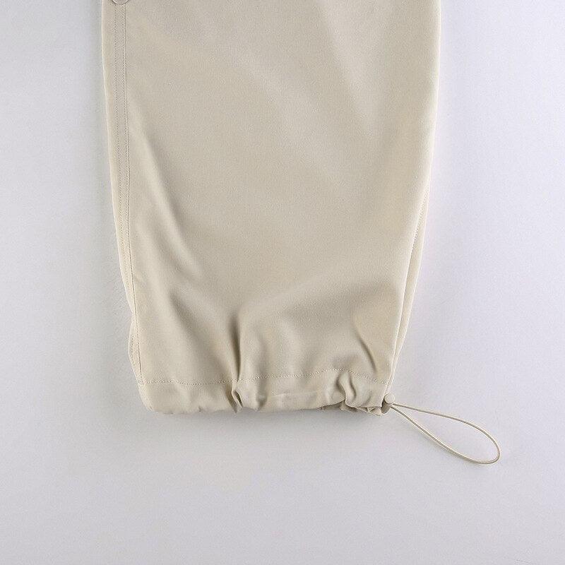 Gündelik Bol İpli Jogger Pantolon