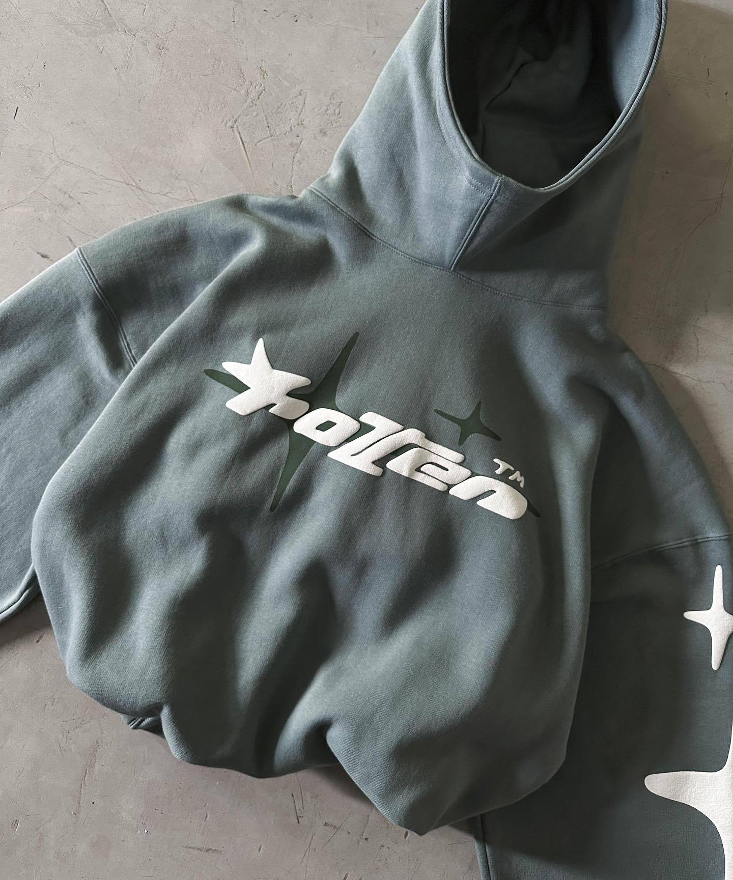 Y2K Galactic Flux Kapüşonlu Sweatshirt