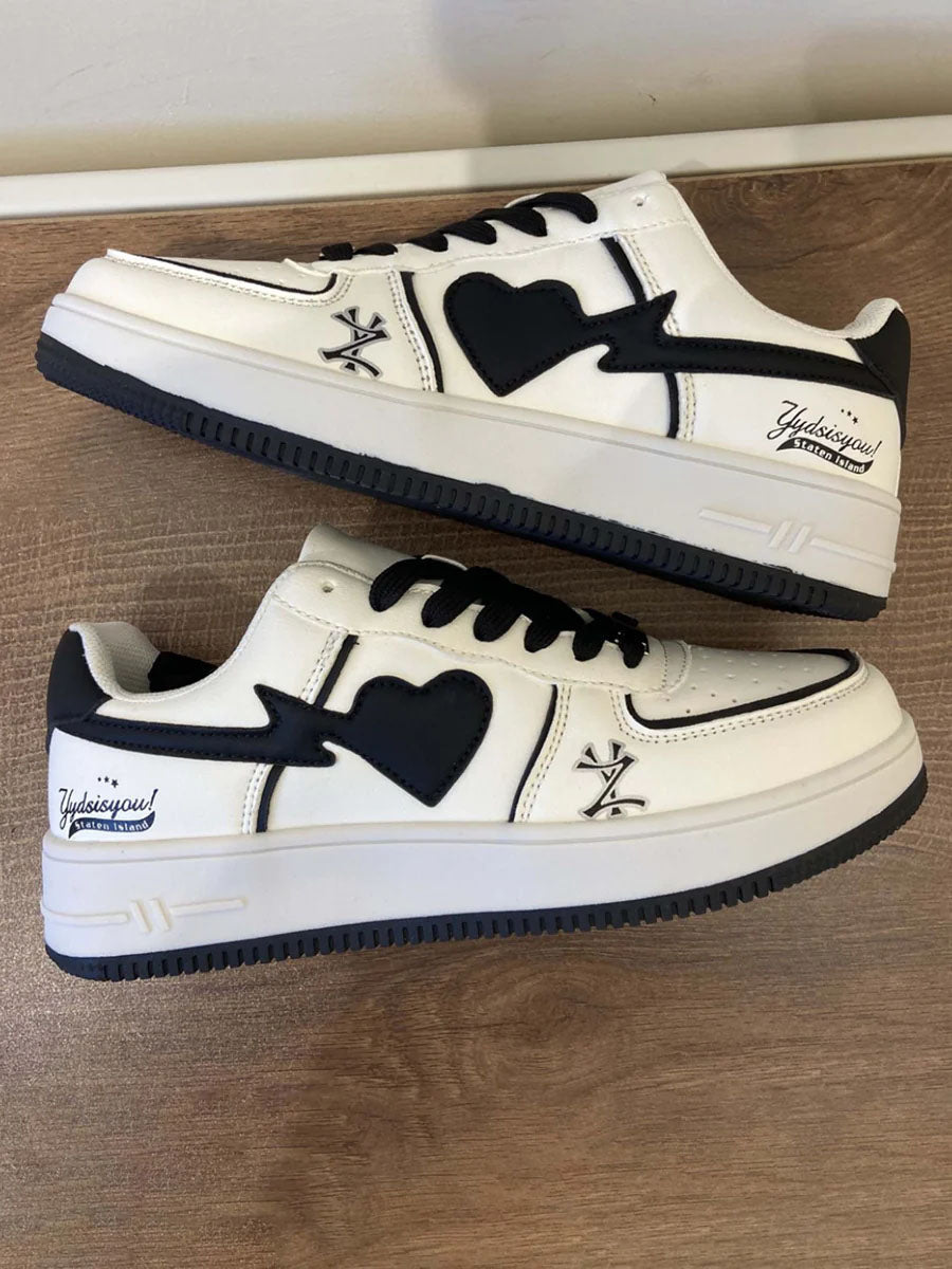 High Street Beyaz Kaykay Spor Ayakkabısı