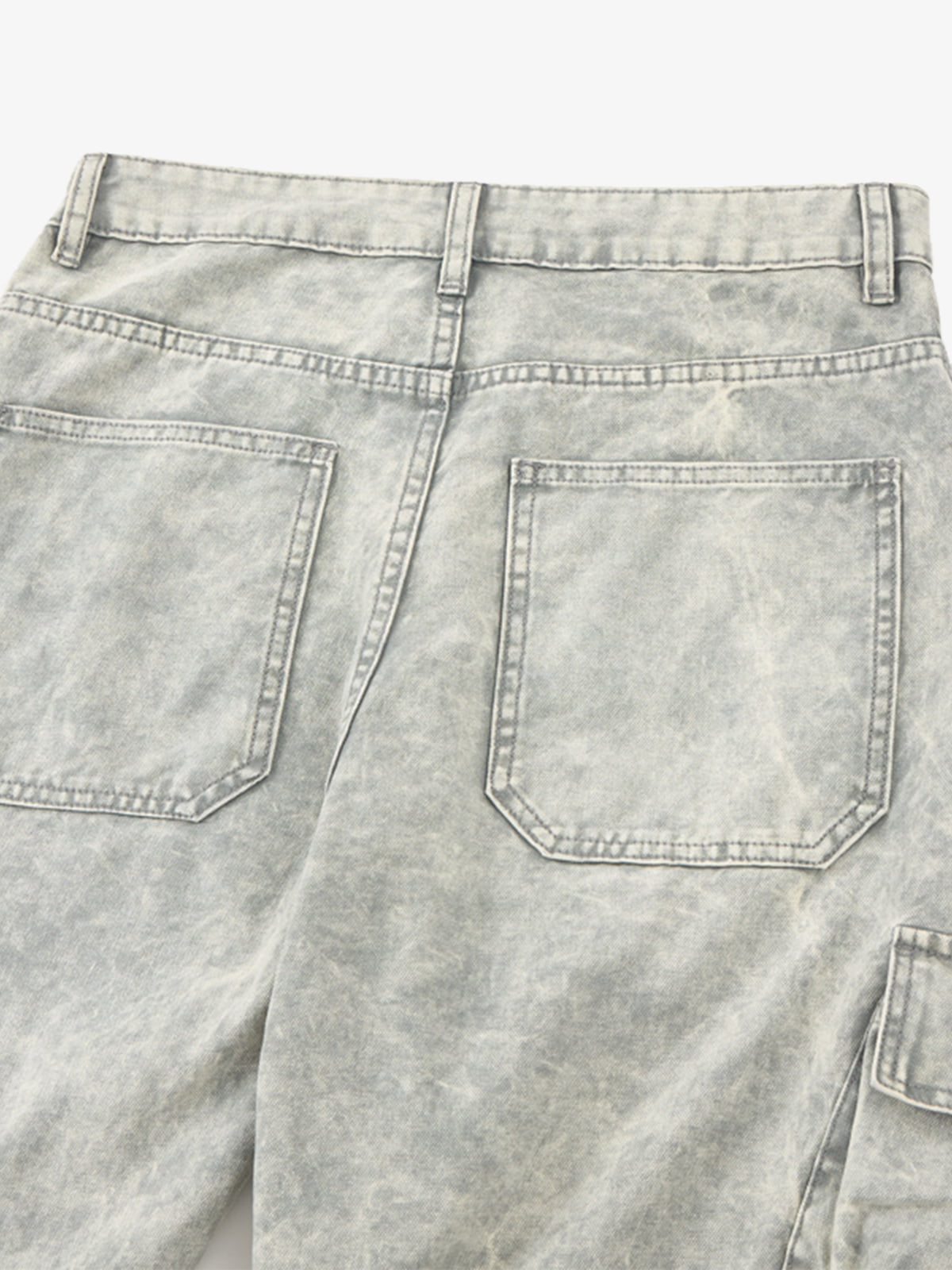 Vintage Yıkamalı Barrel Jean | Multi-Pocket