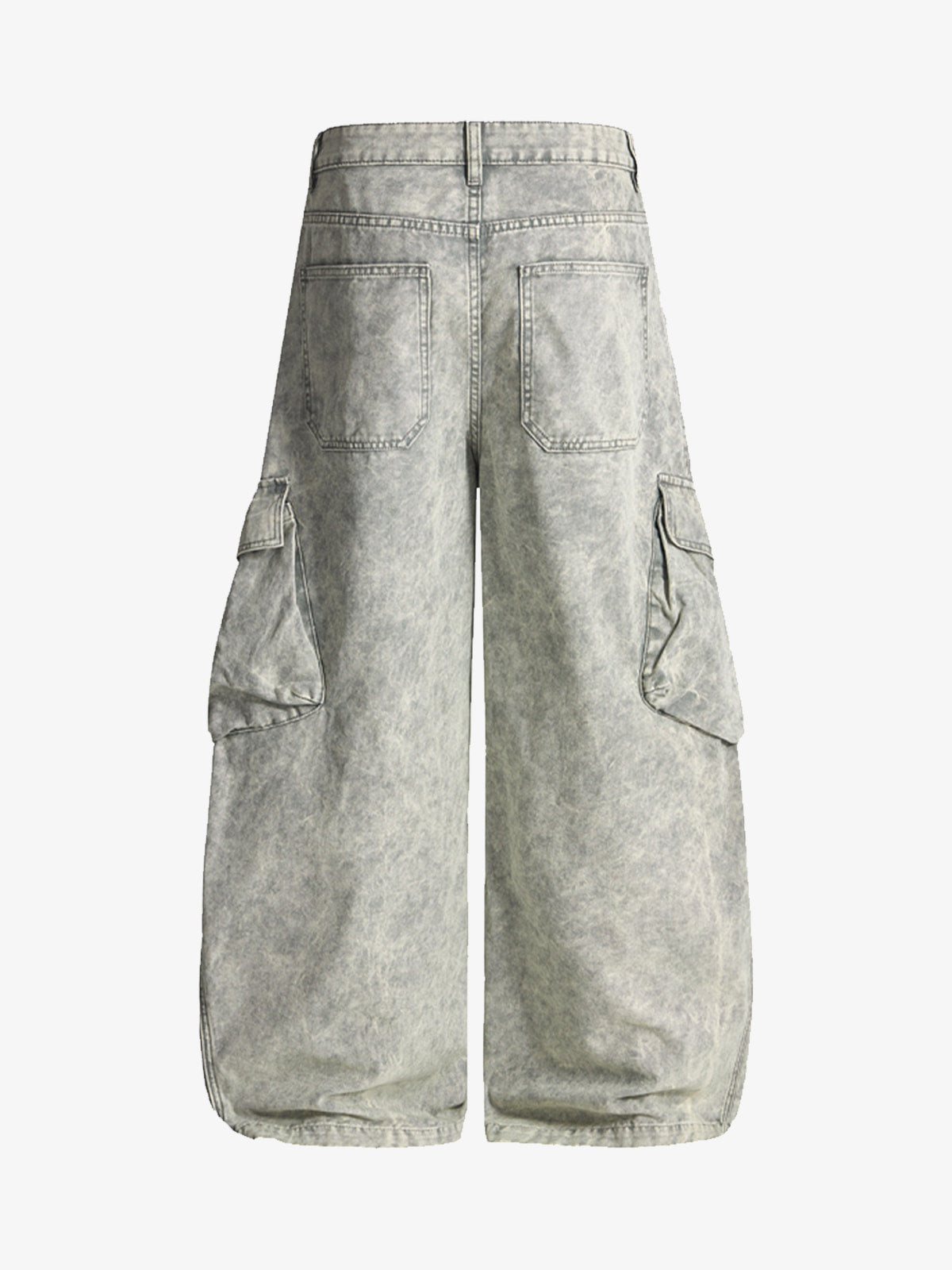 Vintage Yıkamalı Barrel Jean | Multi-Pocket