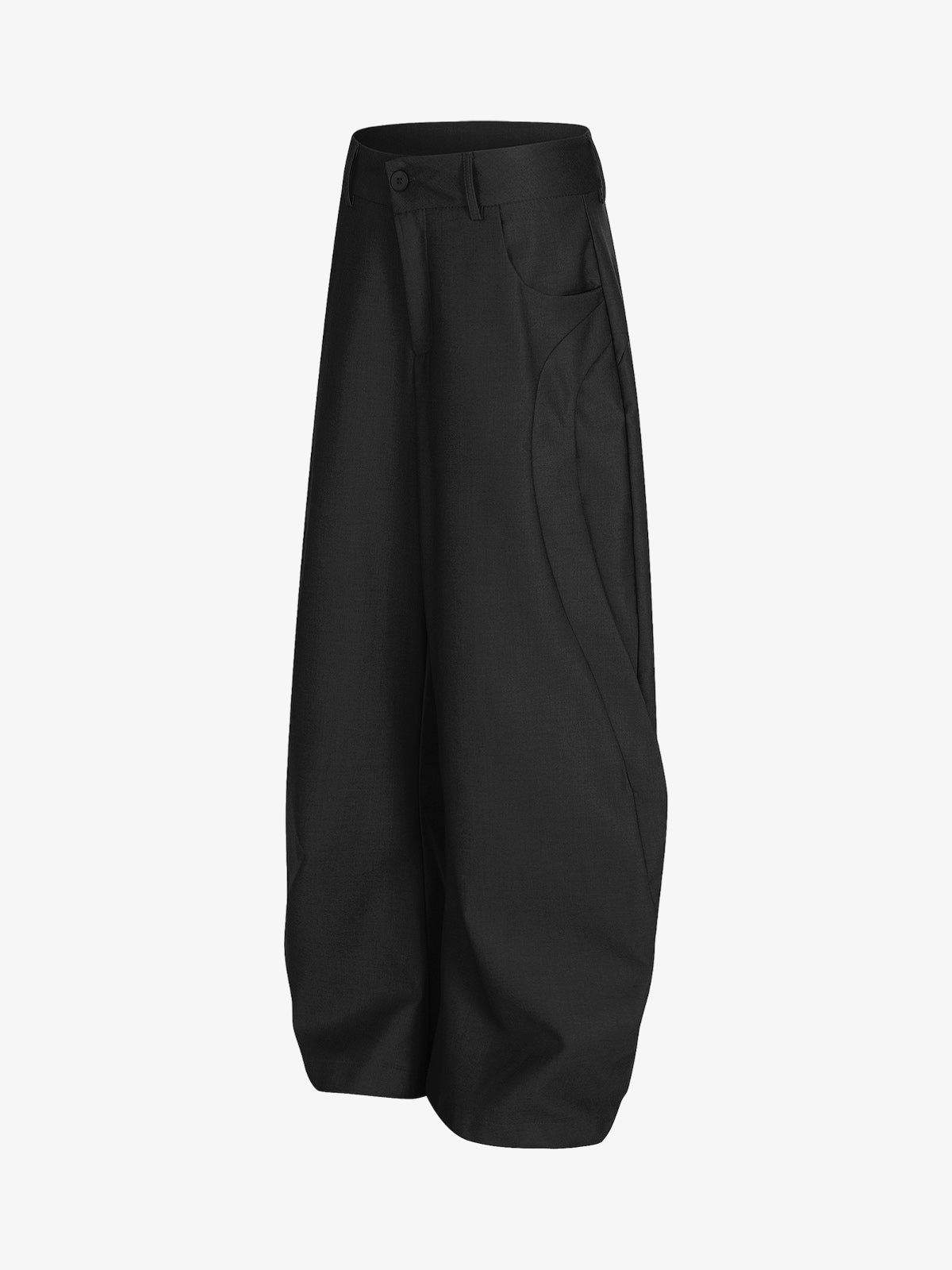 Drape Cleanfit Pileli Barrel Takım Pantolonu