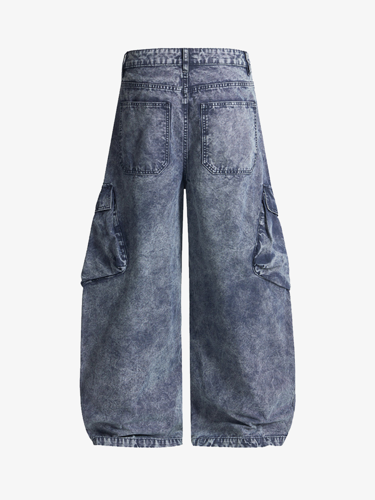 Vintage Yıkamalı Barrel Jean | Multi-Pocket