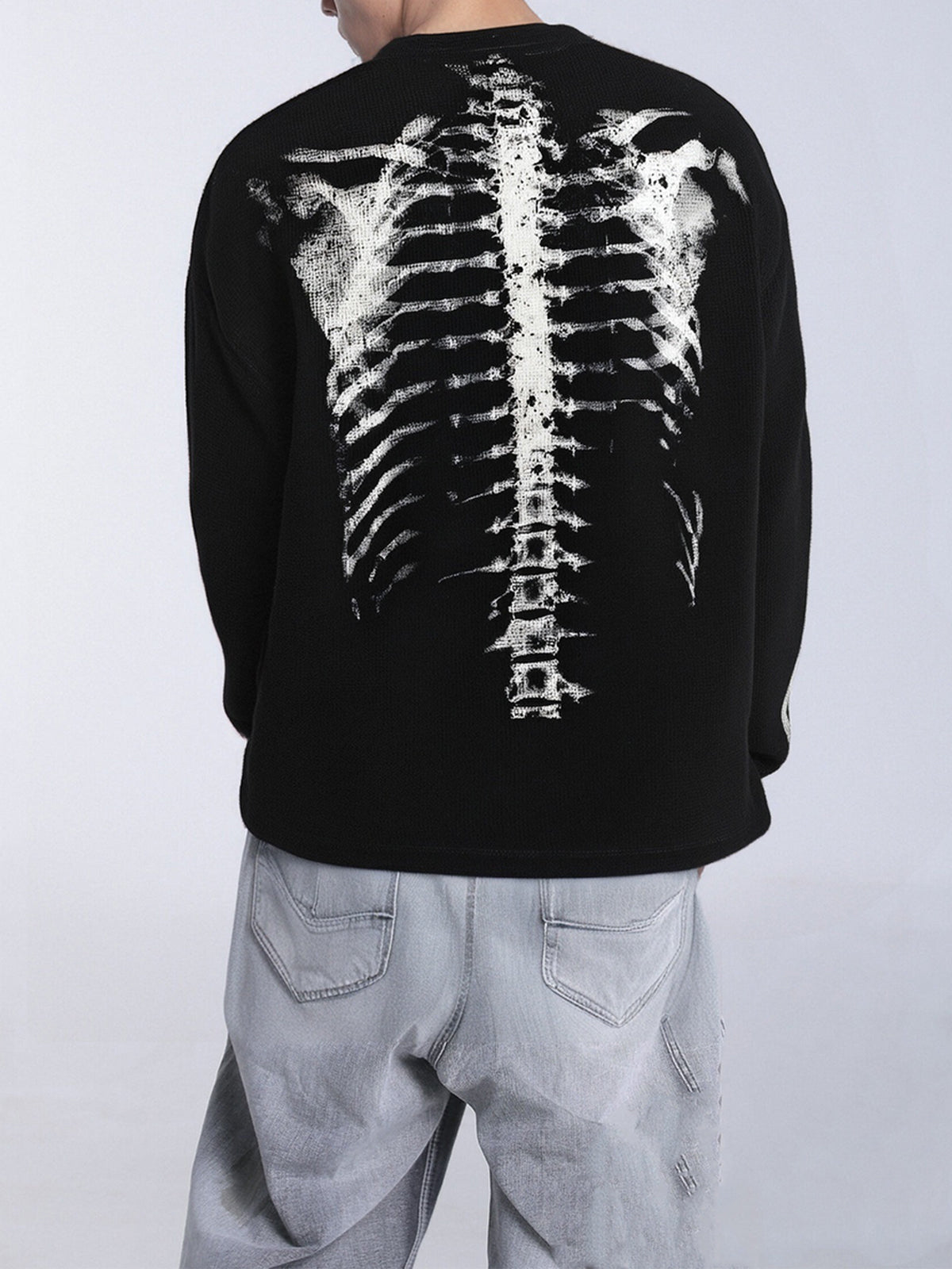 Skeleton Waffle Sweatshirt – Limited Edition