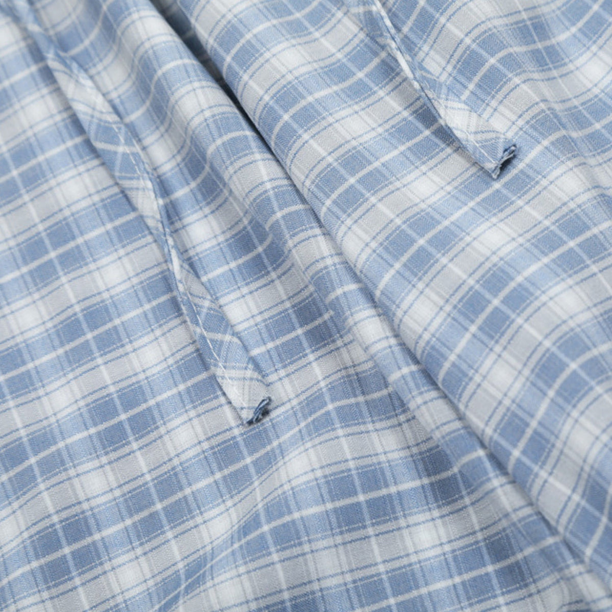 UrbanLaws Ekose Desenli Slouchy Slant Baggy Pantolon