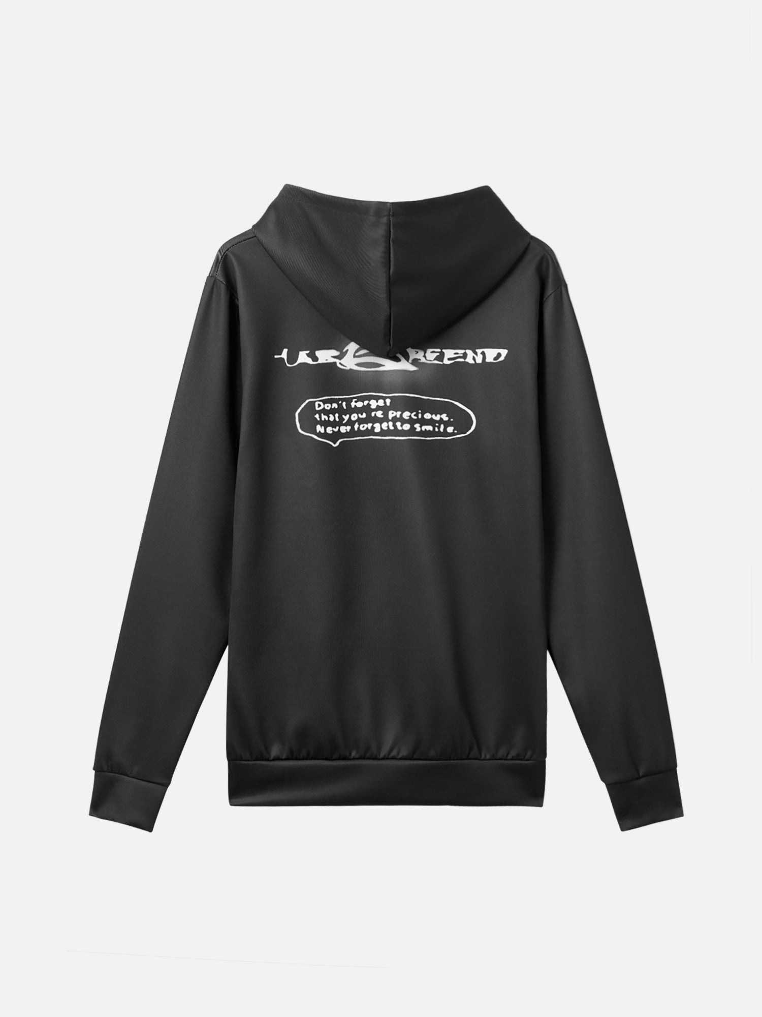 Çizgi Boyalı Karakter Hoodie