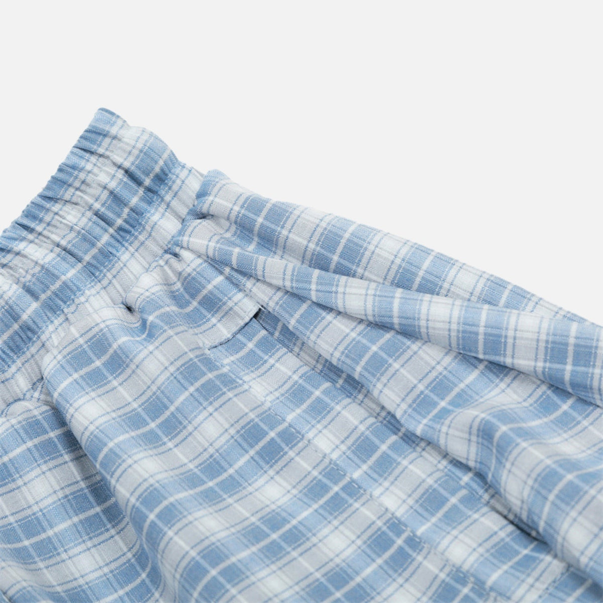 UrbanLaws Ekose Desenli Slouchy Slant Baggy Pantolon