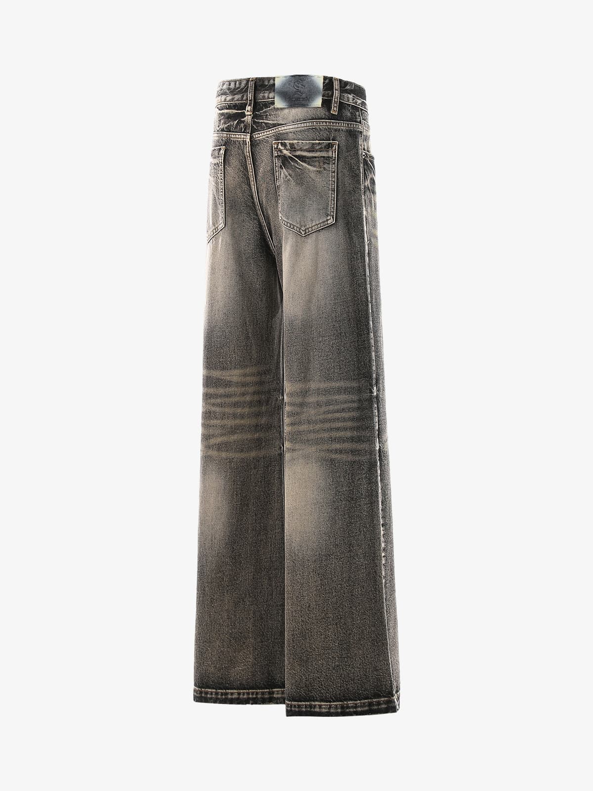 Vintage Yıkamalı Flared Jean | Yıpranmış