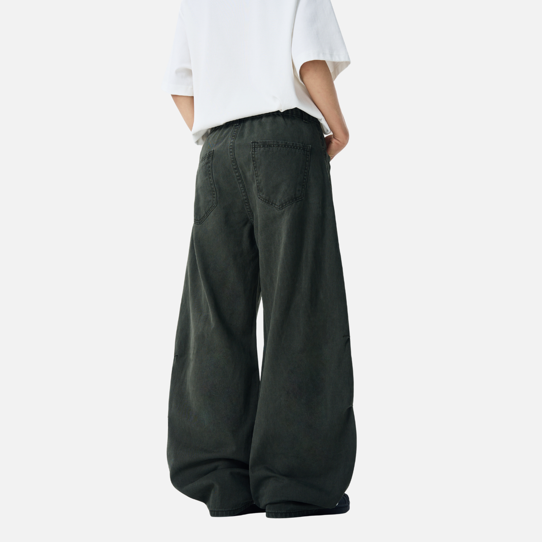 UrbanLaws Sokak Modası Yıkamalı Paratrooper Baggy Pants