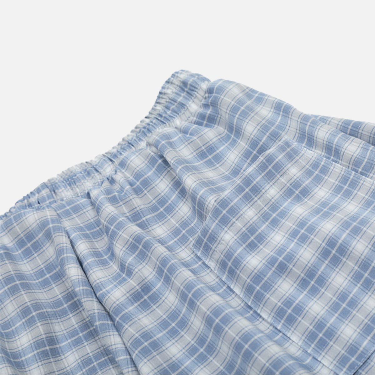 UrbanLaws Ekose Desenli Slouchy Slant Baggy Pantolon