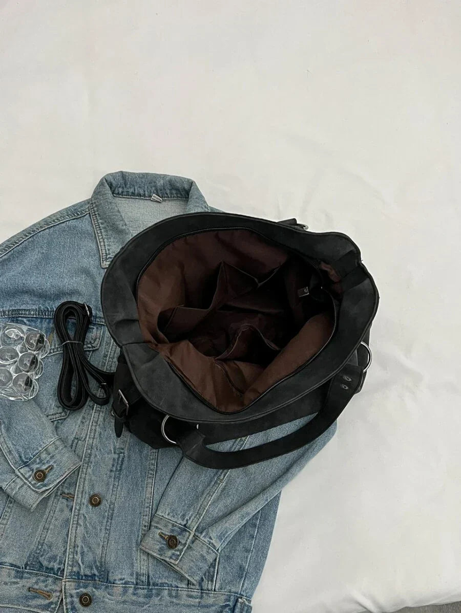 Velvet Voyage Vegan Süet Stil Çanta