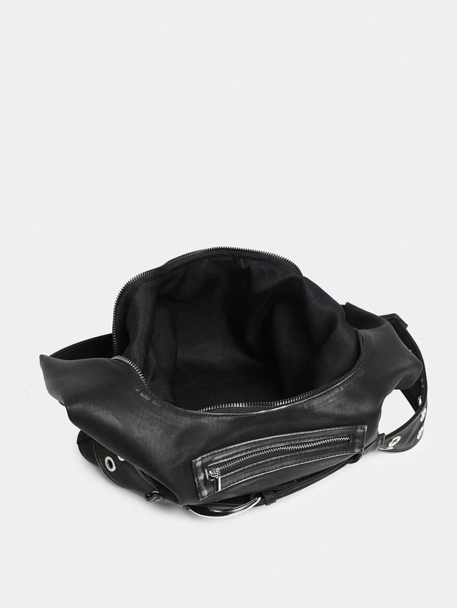 UrbanLaws Luxe Tokalı Eskitme Hobo Çanta
