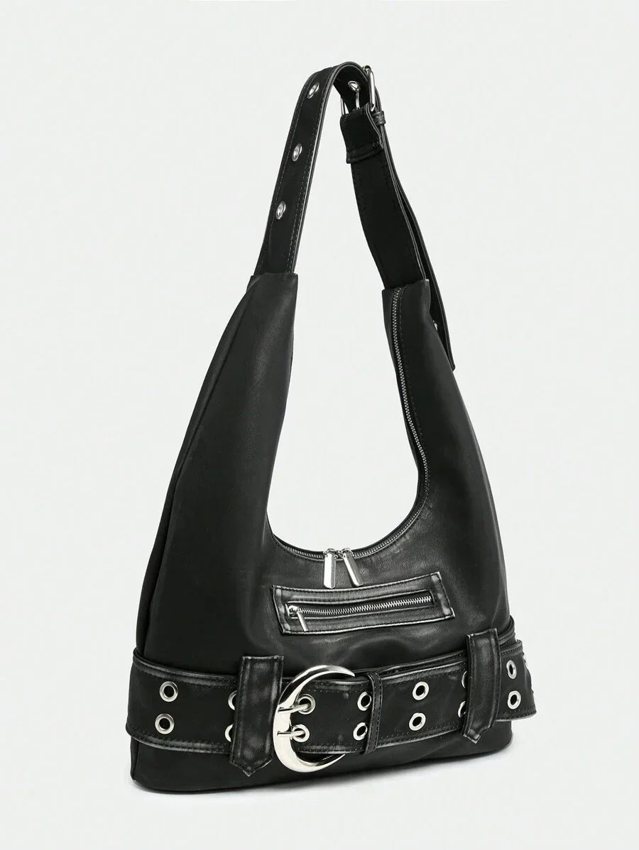 UrbanLaws Luxe Tokalı Eskitme Hobo Çanta