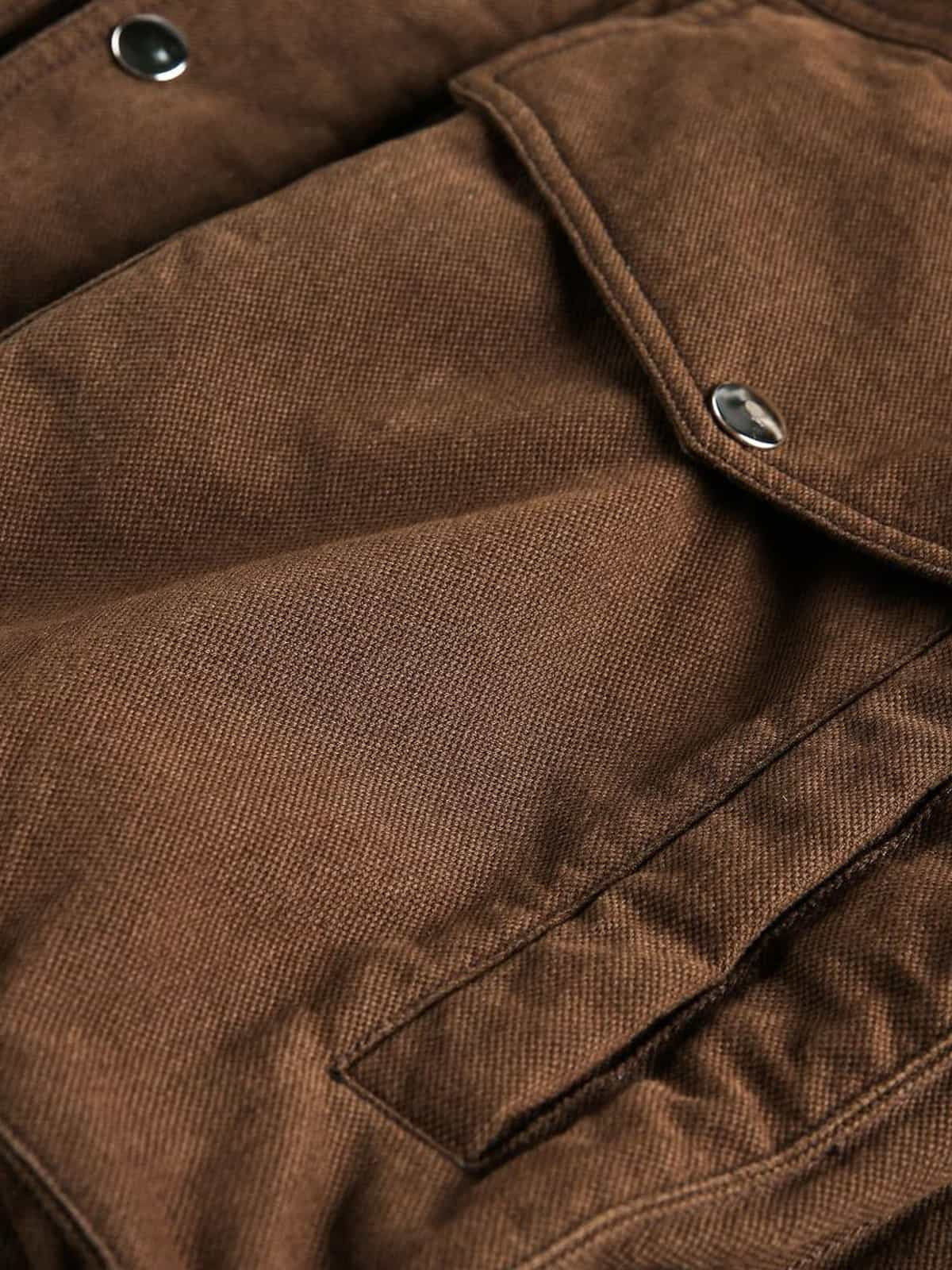 Retro Kadife Kürklü Yaka Bomber | Toka Detaylı