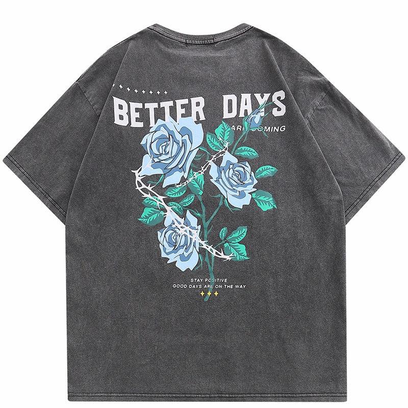 Better Days Çift Taraflı Baskılı Unisex T-shirt