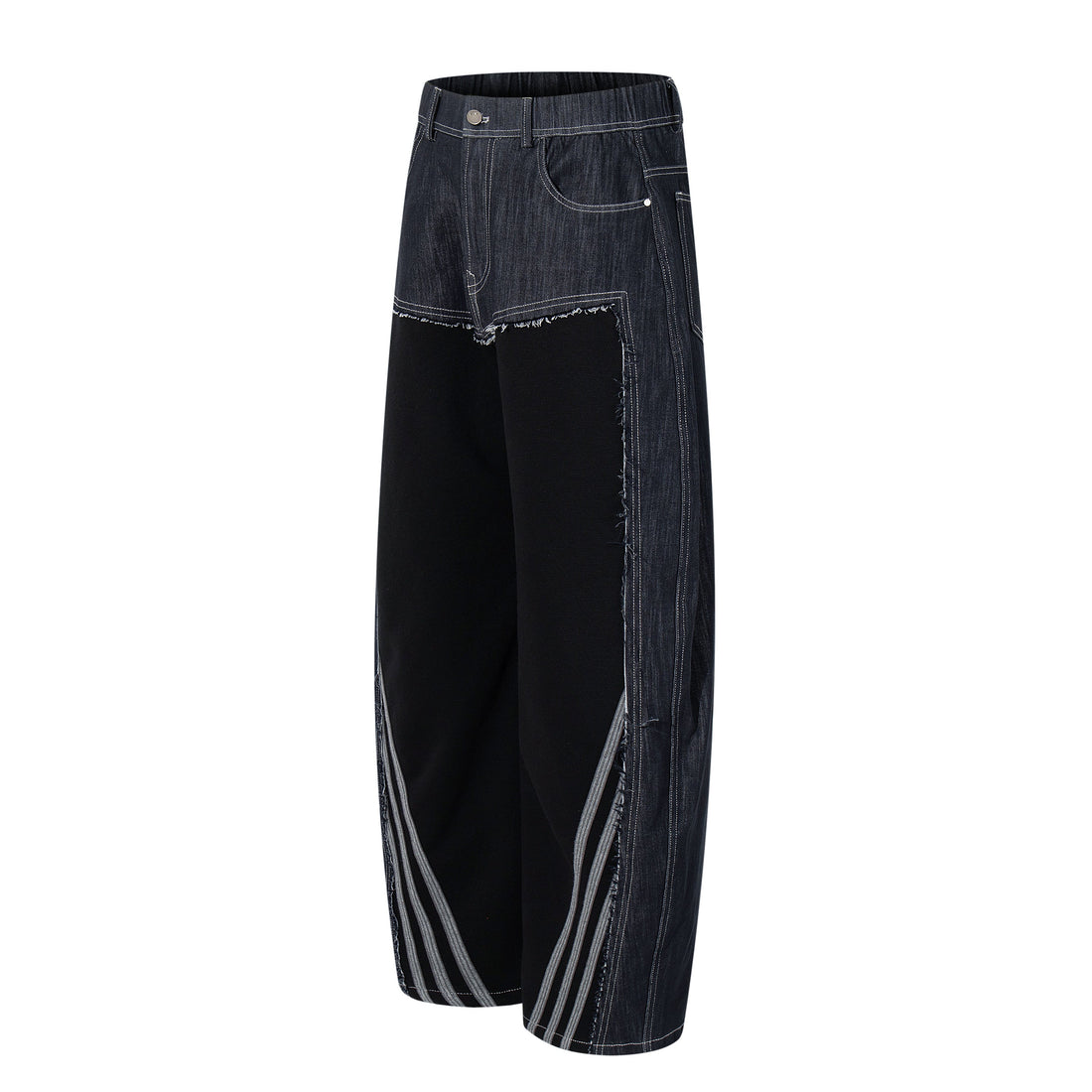 UrbanLaws Amerikan Streetwear Patchwork Bol Paça Jean