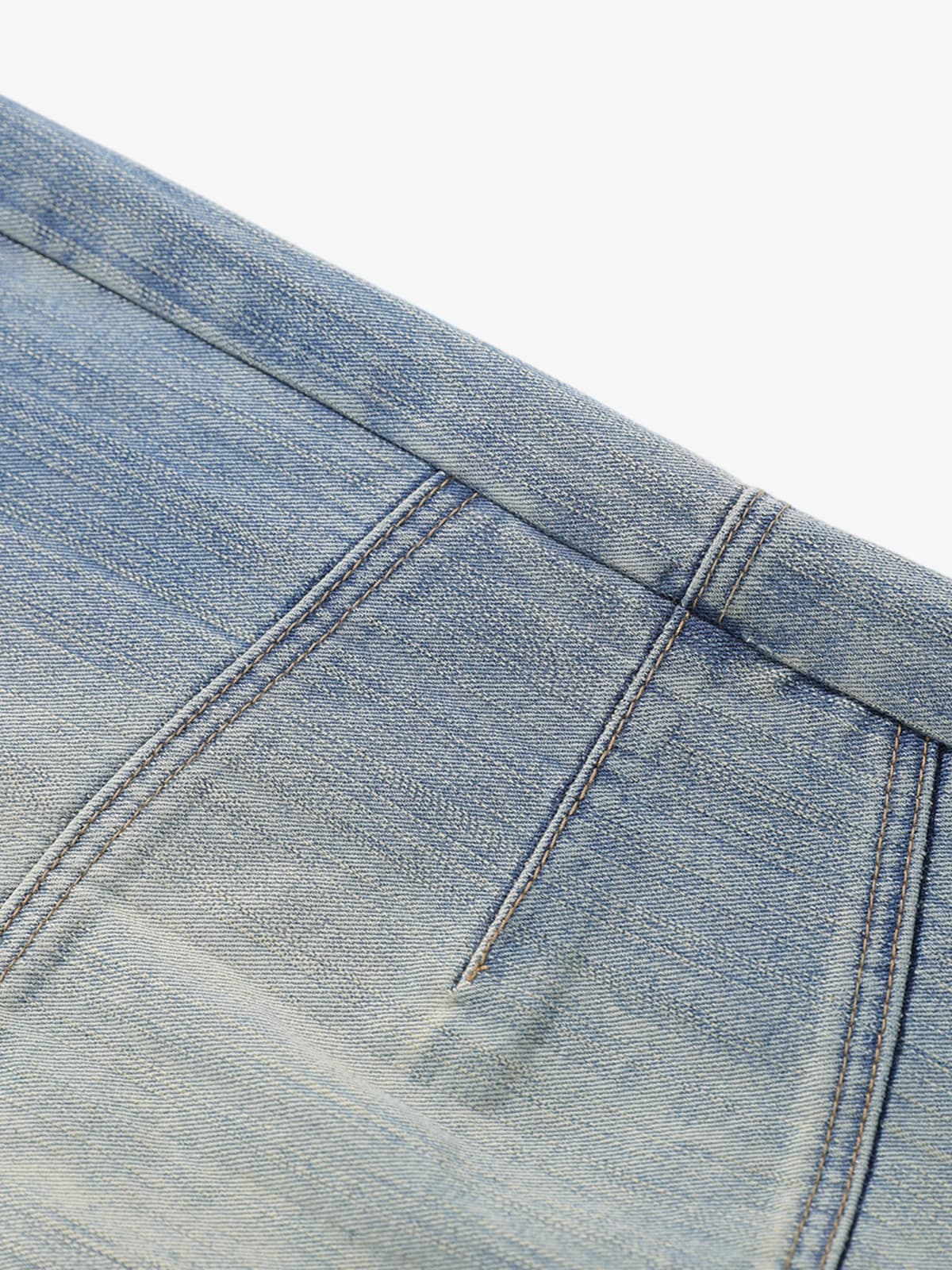 Vintage Yıkamalı Baggy Jean | Patchwork