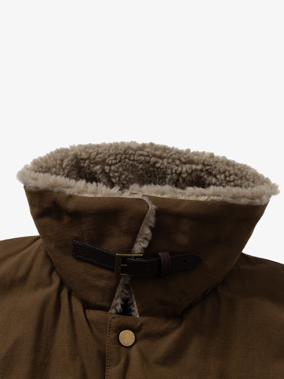 Vintage Parka | Detaylı Kuzu Fleece