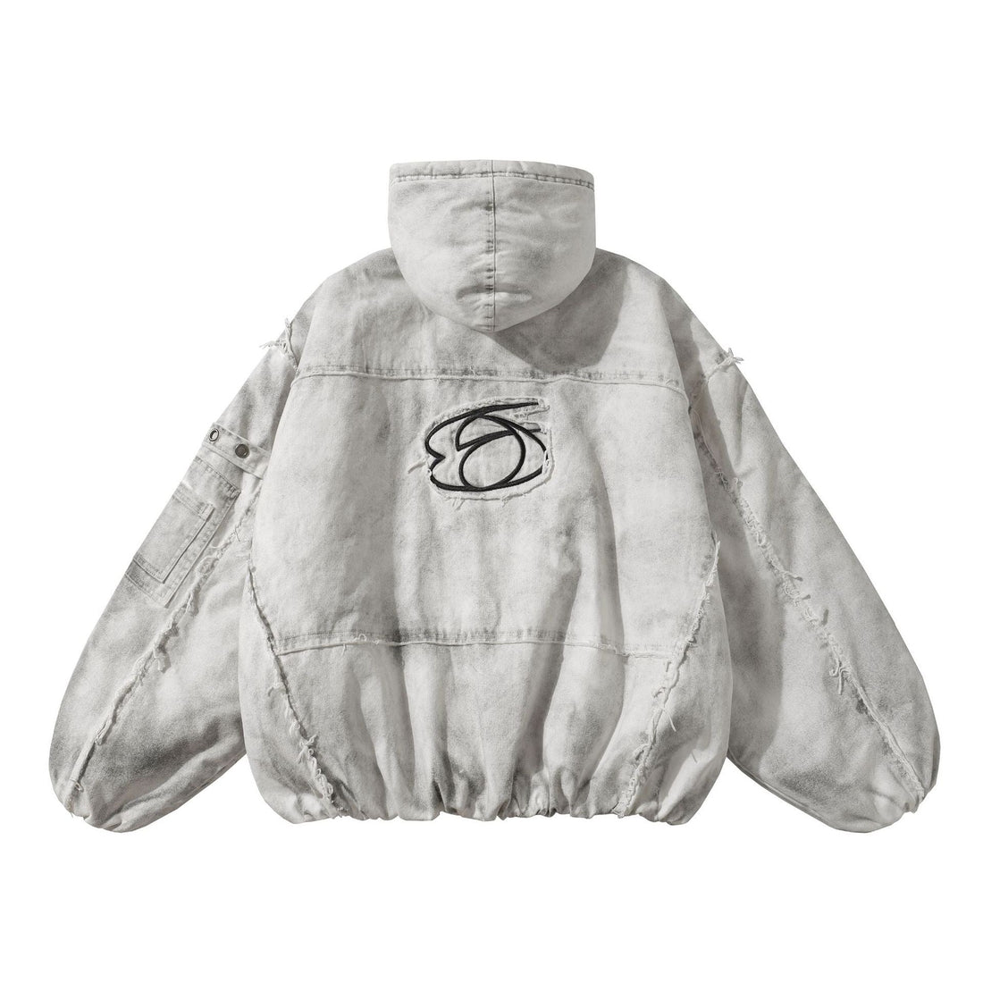 UrbanLaws Post-Apokaliptik Distressed Frayed Ceket