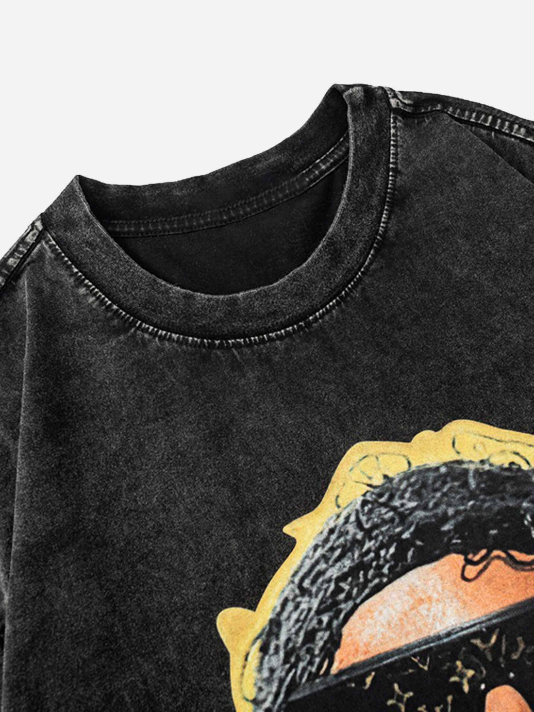 Amerikan Vintage Maskeli Hip-hop Tişörtü