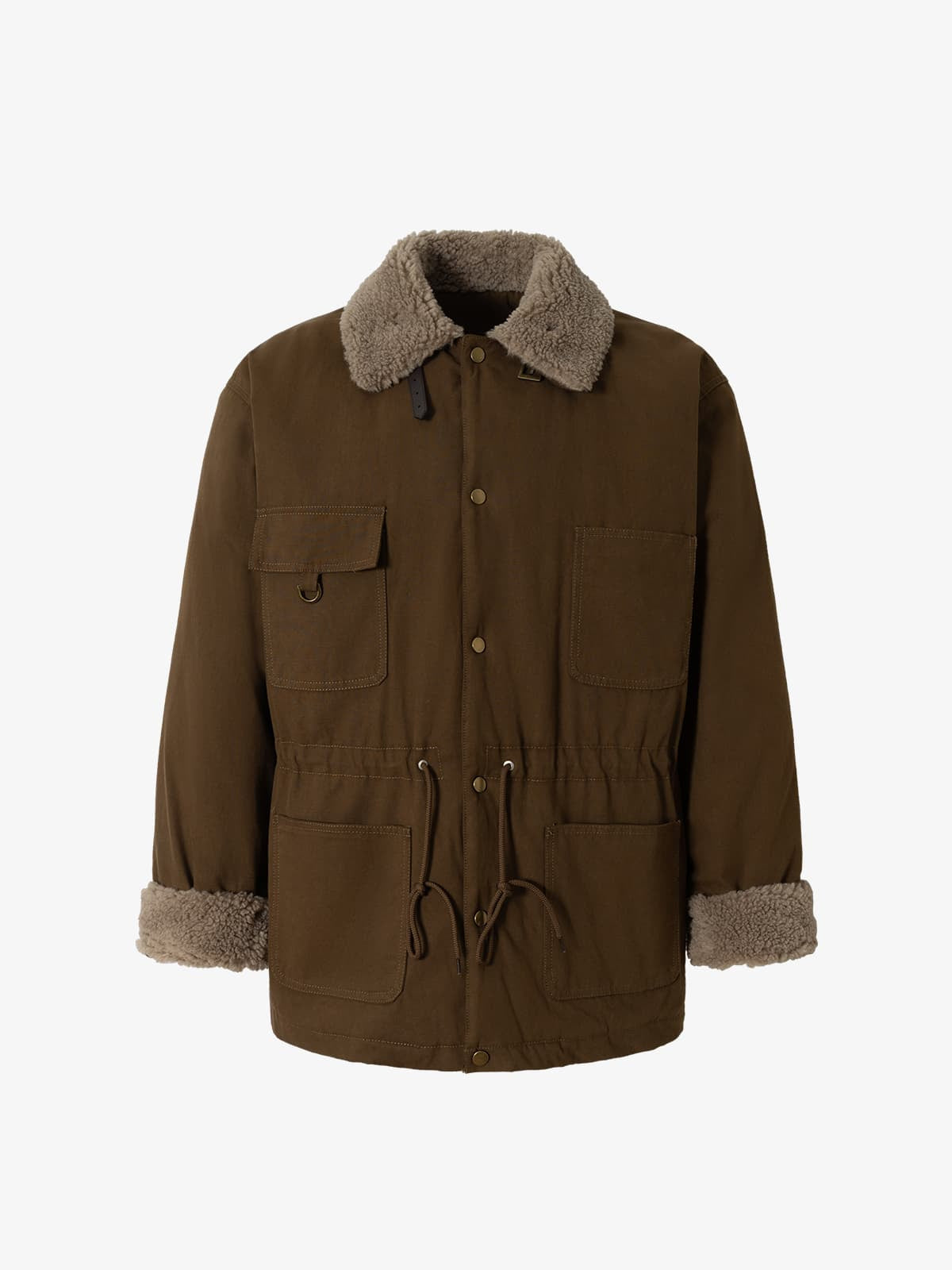 Vintage Parka | Detaylı Kuzu Fleece