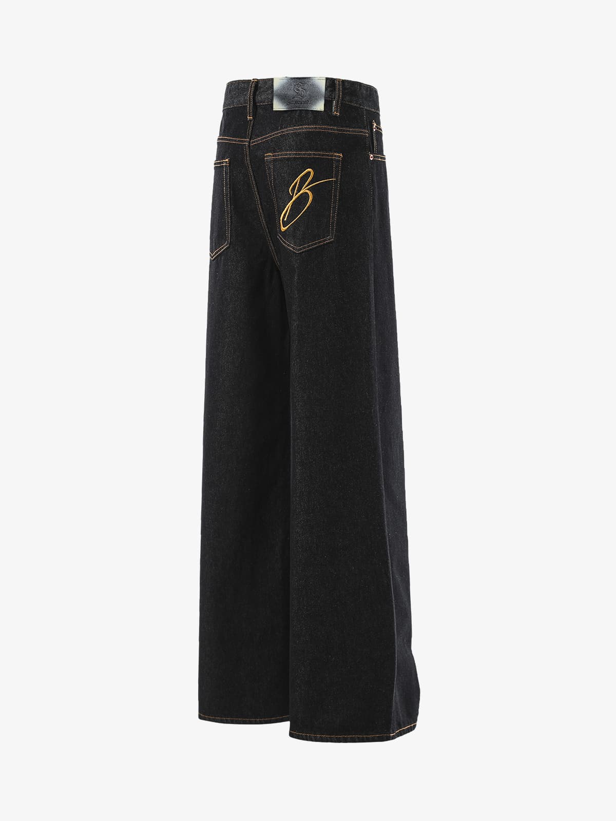 Vintage Nakışlı Jean | Tasarımsal Hançer Paça