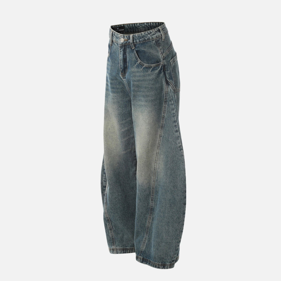 UrbanLaws Washed Blade Baggy Jean