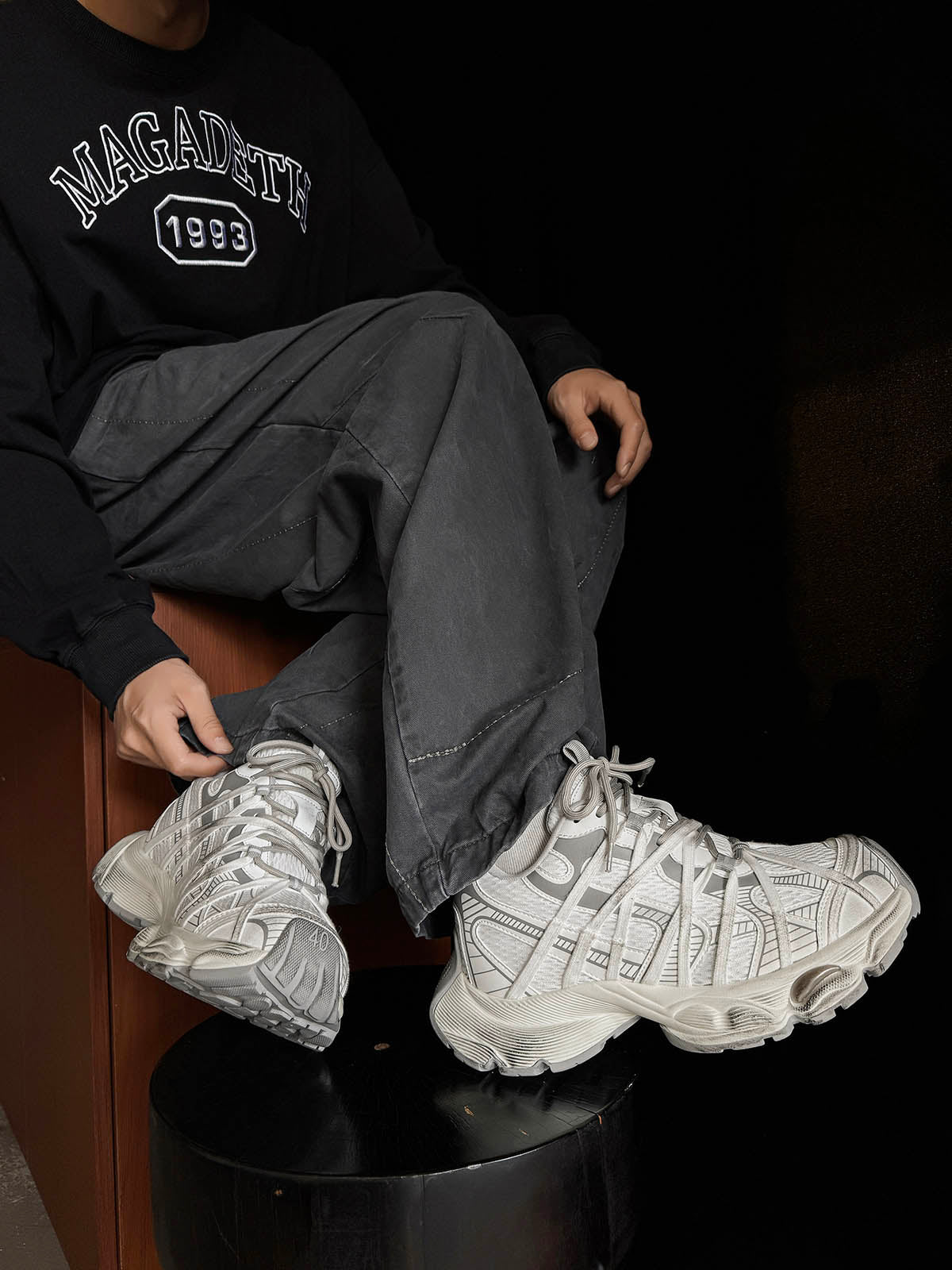 UrbanLaws Sokak Modası Lace-Up Dirty Style Chunky Spor Ayakkabı