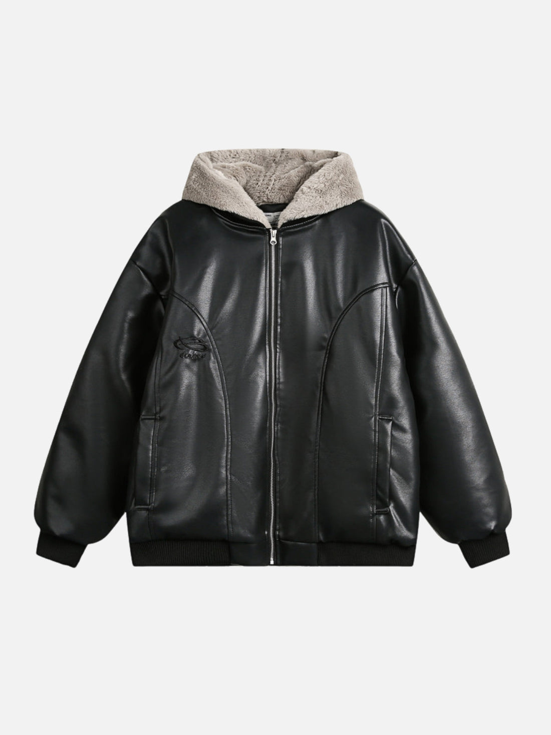 UrbanLaws Deri Oversize Basic Ceket