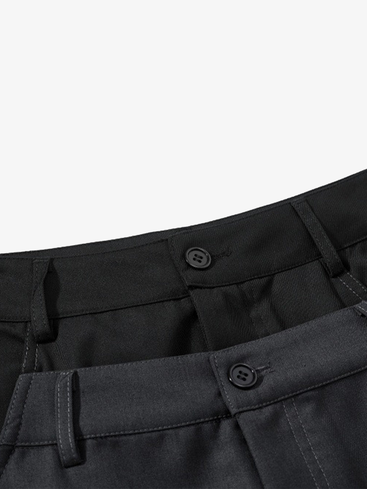 Çift Kemerli Barrel Pantolon | Panelli & Askılı