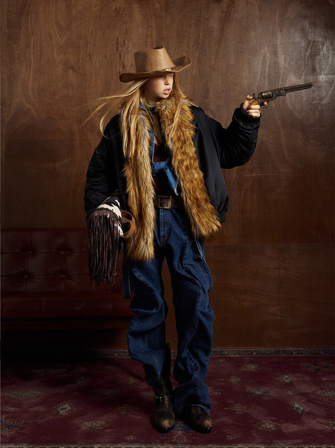 Dark Shadow Kürklü Bomber | Kapitone