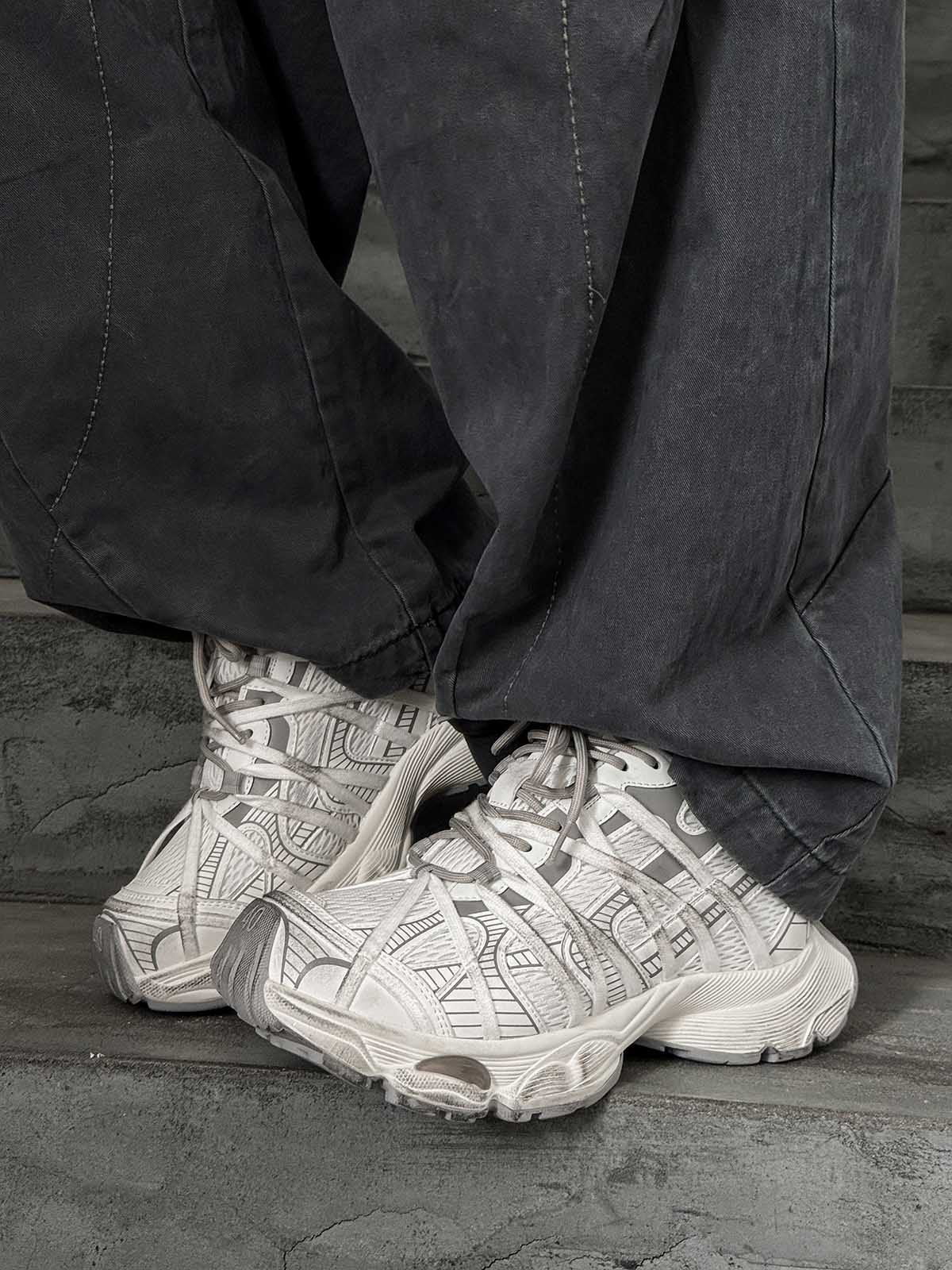 UrbanLaws Sokak Modası Lace-Up Dirty Style Chunky Spor Ayakkabı