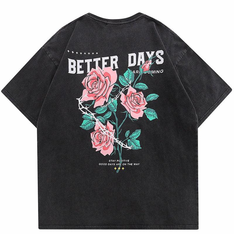 Better Days Çift Taraflı Baskılı Unisex T-shirt