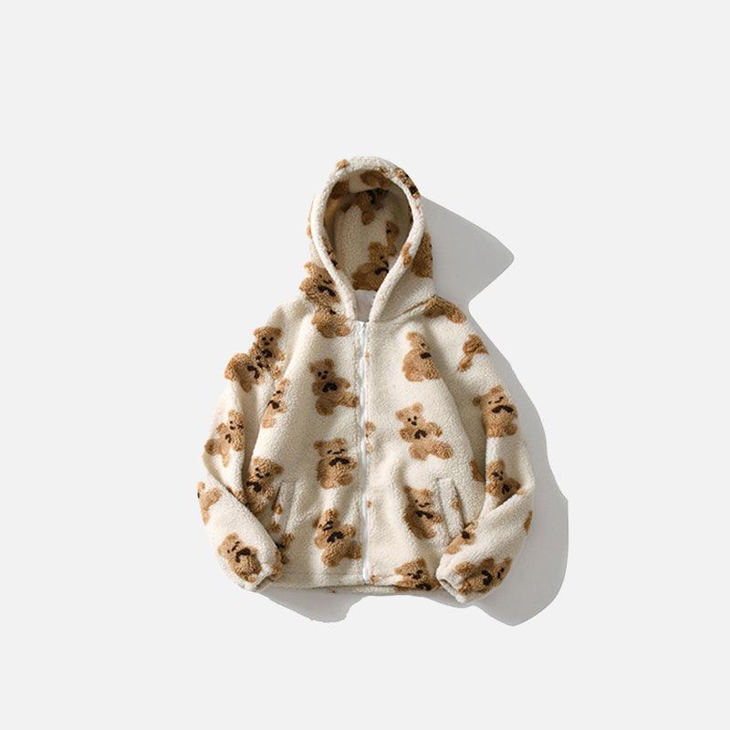 Teddy Bear Bulanık Hoodie