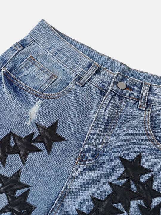 STAR PATCHWORK UNISEX ŞORT