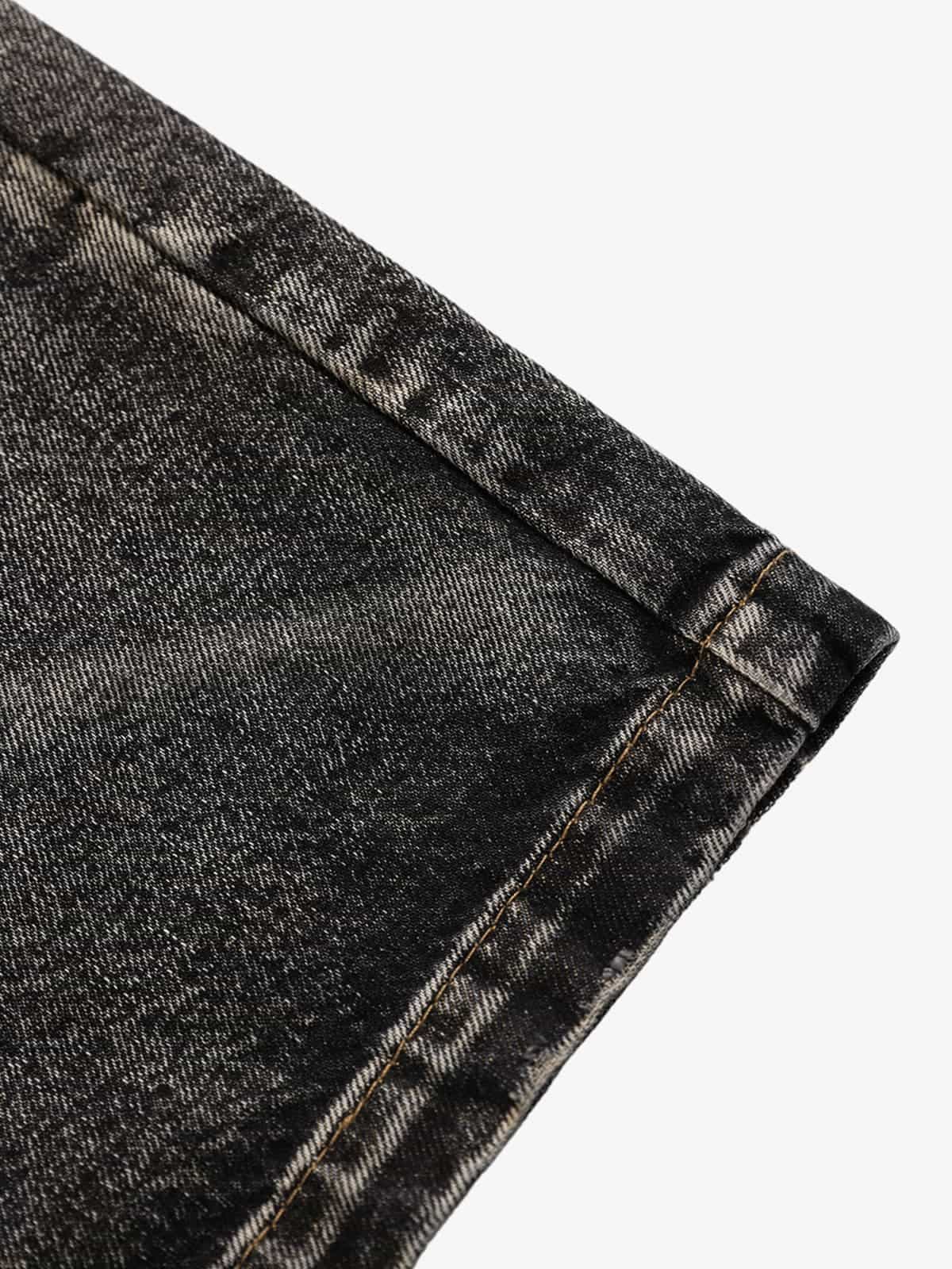 Vintage Yıkamalı Flared Jean | Yıpranmış