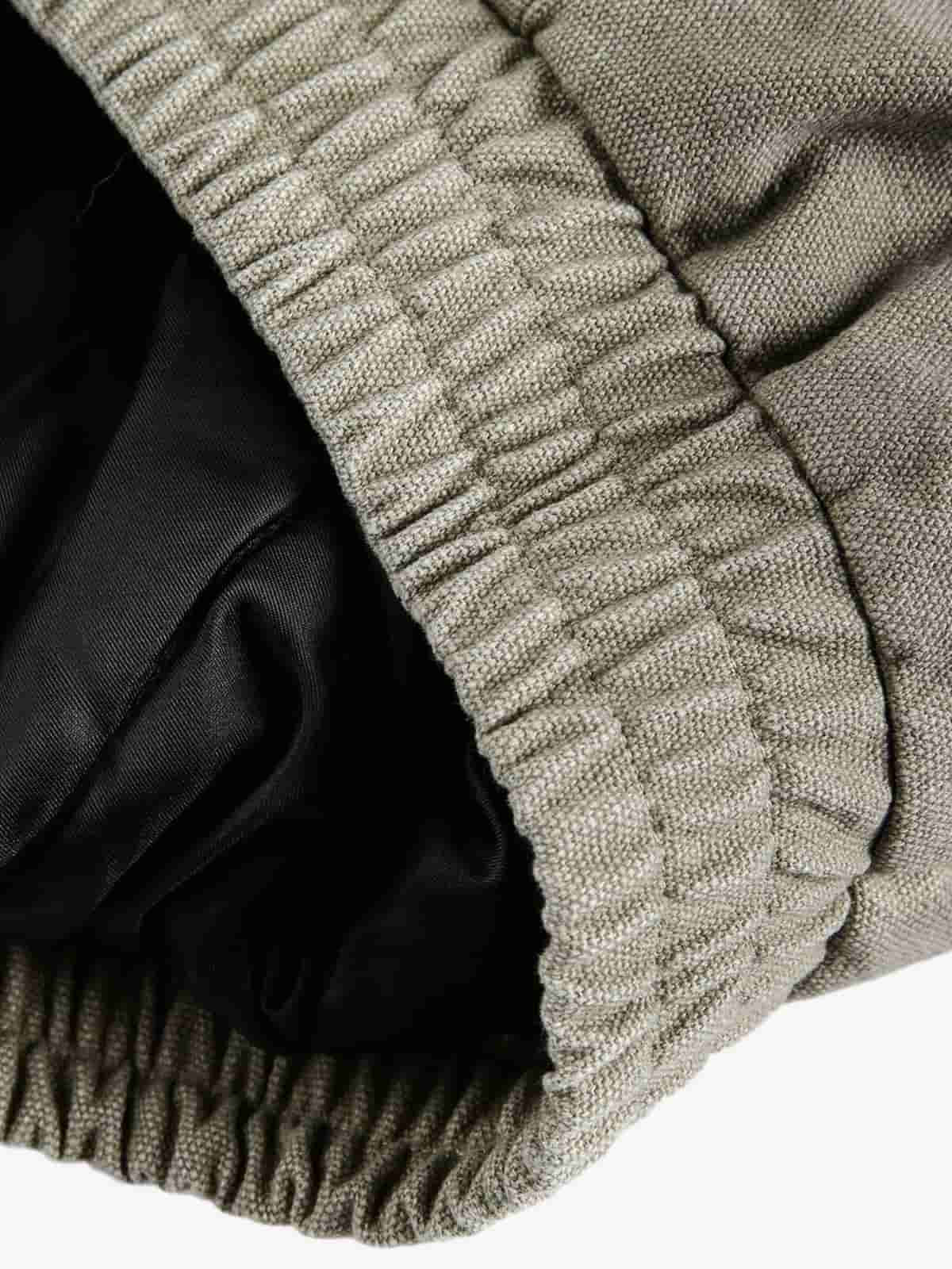Vintage Yıkamalı Bomber | Kürklü Yaka