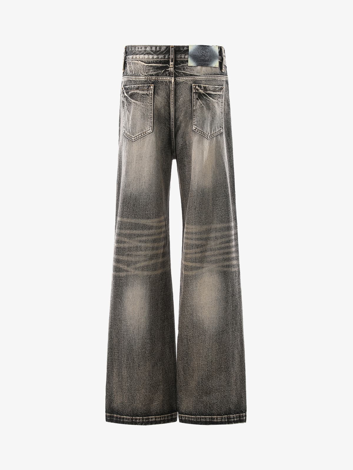 Vintage Yıkamalı Flared Jean | Yıpranmış