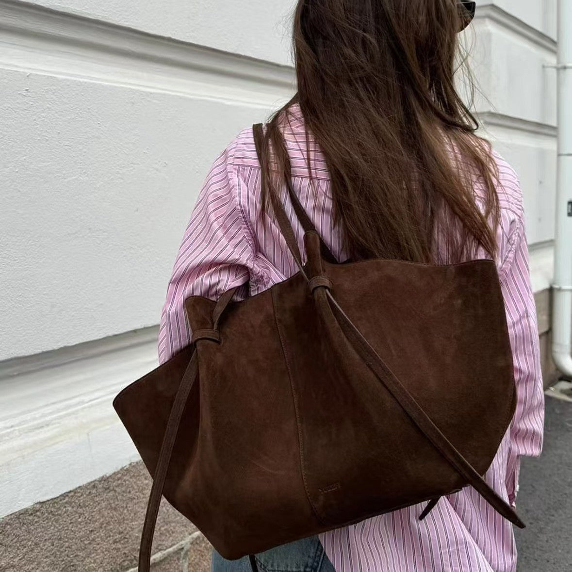 UrbanLaws Süet Tote Çanta
