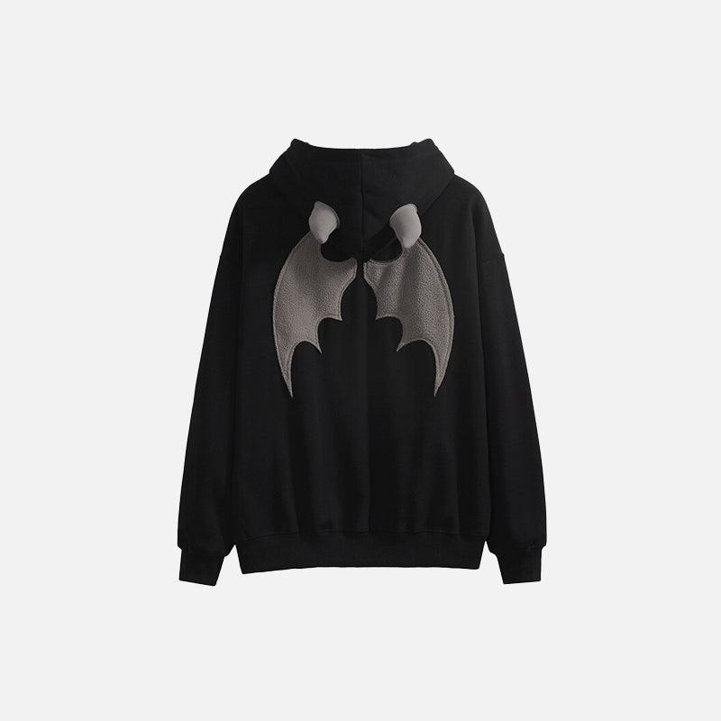 Bat Wings "Hew Vigo" Fermuarlı Hoodie