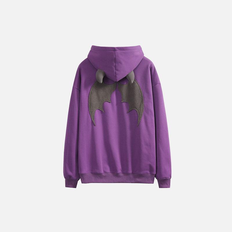 Bat Wings "Hew Vigo" Fermuarlı Hoodie