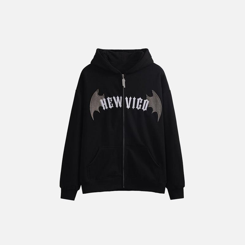 Bat Wings "Hew Vigo" Fermuarlı Hoodie