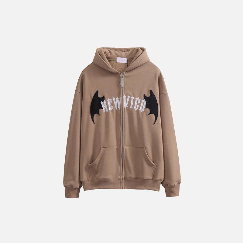 Bat Wings "Hew Vigo" Fermuarlı Hoodie