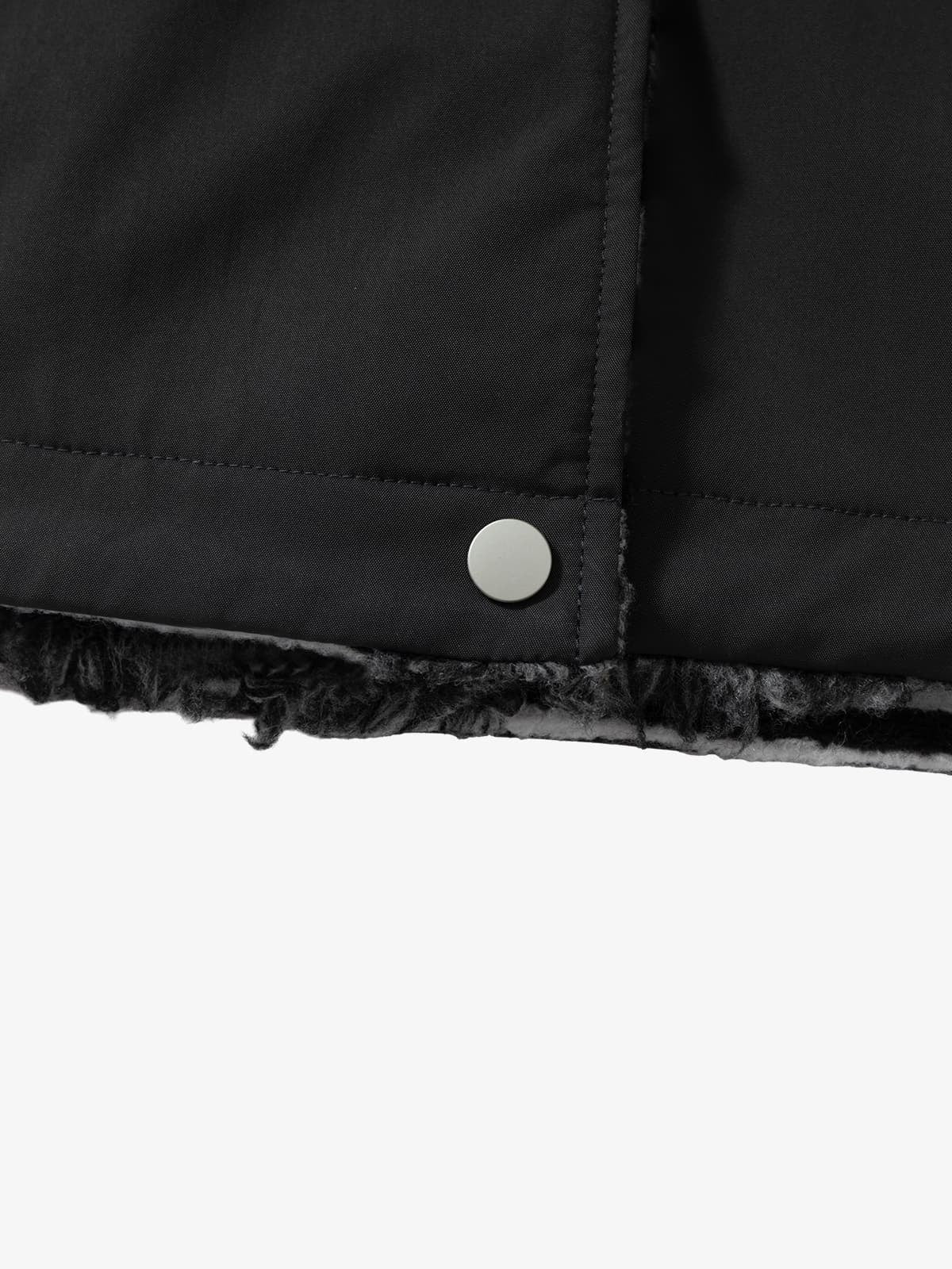 Vintage Sherpa Ceket | Ekose Puantiye Çift Taraflı